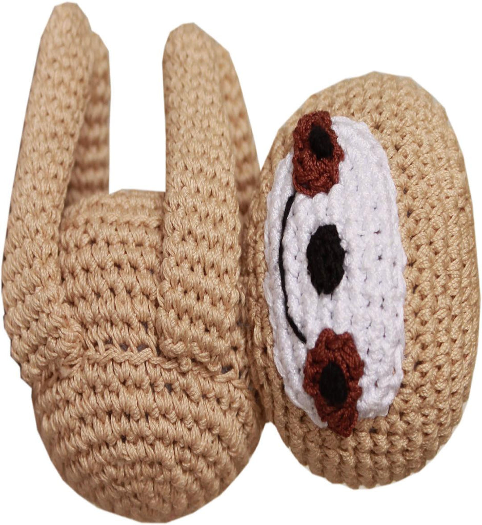 Knit Knacks Baby Sloth Small Dog Toy